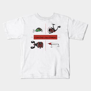 Fishing Equipment Kids T-Shirt